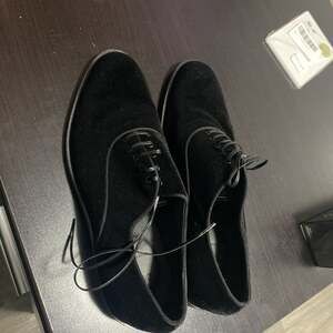 BOSS Men's Derrek Velvet Formal Lace Up Shoes size 7